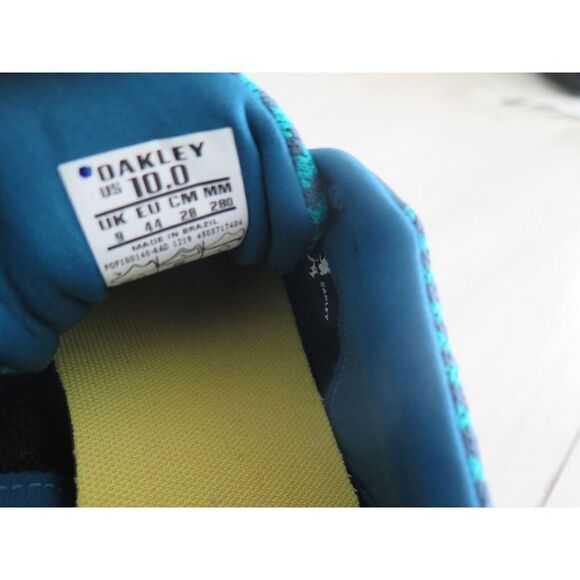 Oakley FOF100140-6AD Men's Sz 10 Lake Blue EV Zero Pattern Dry Training Shoes - Picture 9 of 10